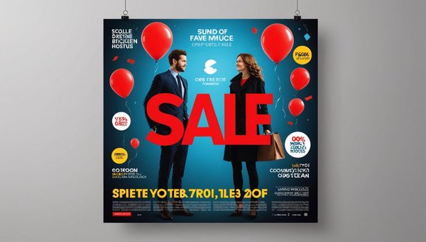 Affiche de solde : créez l'impact pour vos promotions !